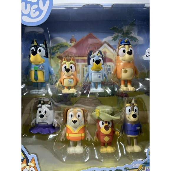Bluey Gotta Be Done Work Pack 2.5-3 inch Action Figures 8 Pieces - Picture 6 of 9